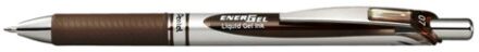 EnerGel Xm Retractable gel pen Bruin 1 stuk(s)