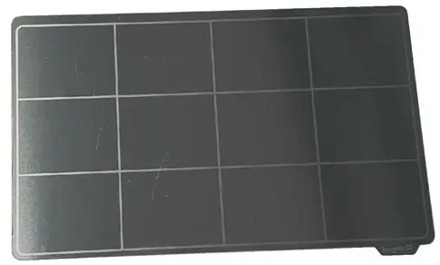 ENERGETIC 135x75mm Flexible Resin Build Plate,Spring Steel Sheet +Magnetic Base for Elegoo Mars,Wanhao D7 Printers