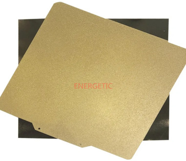 ENERGETIC Custom 230x230mm Double Side Textured/Smooth PEI Powder Coated Spring Steel Sheet+Base for Artillery Genius 3D Printer