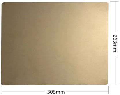 ENERGETIC Custom 305x263mm Flexible Build System,Removal Spring Steel Sheet applied PEI Flex Plate+Base for flashforge guider 2