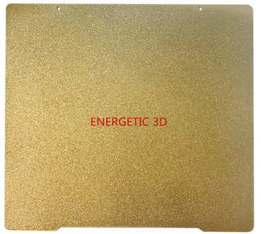 ENERGETIC New Double-sided Textured and Smooth PEI Powder-coated Spring Steel Sheet Heat bed for Prusa i3 Mk3 3D Printer