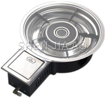 Energiebesparende Vloeibaar Gas Natuurlijke Gasfornuis Koreaanse High-Power Infrarood Commerciële Restaurant Ingebed Pot Gasfornuis natuurlijk gas