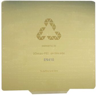 ENERGIEK Upgrade 3D Printer CR-10S4 Heatbed, 410x410mm Verwijdering Flex Lente Staalplaat Verwarmd Bed Pre-toegepast PEI Plaat