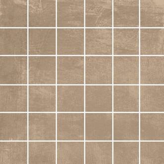 EnergieKer Wandtegel Mozaiek Loft Taupe 5x5 cm Industriële look Mat Taupe