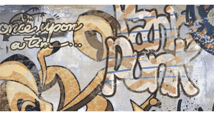 EnergieKer Wandtegels Energieker City Plaster Graffiti 60x120 cm Mat Grey Energieker