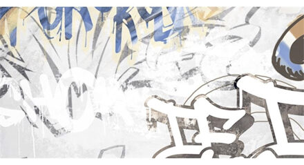 EnergieKer Wandtegels Energieker City Plaster Graffiti 60x120 cm Mat White Energieker