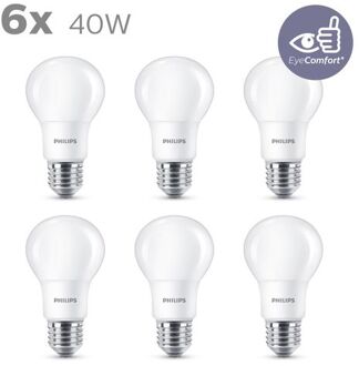 Energiezuinige Philips LED Lamp Mat - 40 W - E27 - warmwit licht - 6 …