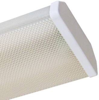 Energiezuinige plafondlamp Prismatik LED-18 W wit, gesatineerd
