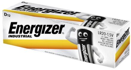 Energizer Batterij Industrial D alkaline doos a 12 stuks