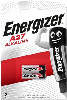 Energizer batterijen A27 Alkaline 12V 2 stuks