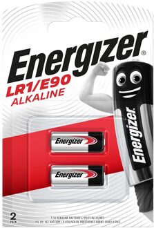 Energizer batterijen LR1/E90 Alkaline 1,5V 2 stuks