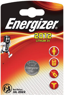 Energizer CR2012 3V lithium knoopcel batterij - 1 stuk