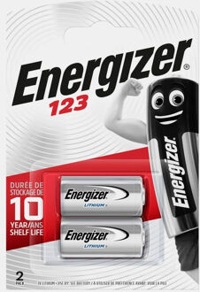 Energizer staafbatterij e2 Photo 123 Lithium 3V 2 stuks