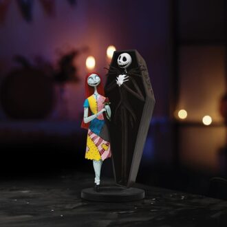 Enesco Nightmare Before Christmas Jack and Sally Coffin Figurine