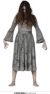 Eng grijsachtig spook kostuum voor vrouwen - L (40) - Volwassenen kostuums