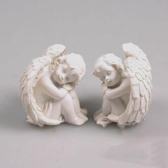 Engel 4,1x5.2x7cm wit