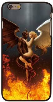 Engel en Duivel iPhone 6 plus hardcase hoesje