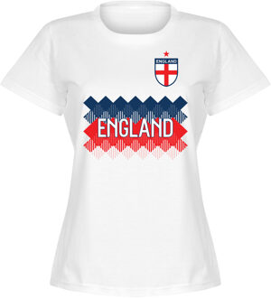 Engeland Dames Team T-Shirt - Wit - L