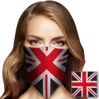 Engeland hoofddoek bandana - Verkleedhoofddeksels Multikleur