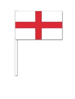 Engeland zwaai vlaggetjes 12 x 24 cm