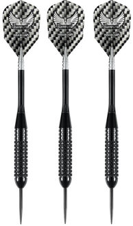 Engelhart 1x Set van 3 dartpijlen Black Arrow 25 grams