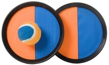 Engelhart Angel Toys vangspel klittenband oranje-blauw 20 cm