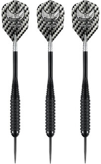 Engelhart Black Arrow dartspijlen - Set van 3x st - 23 grams - pijltjes - darten Grijs
