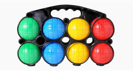 Engelhart Gekleurde jeu de boules set - Jeu de Boules