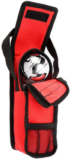 Engelhart Jeu de boules tas - voor 3 ballen - rood - draagtas - Kaatsbal - Petanque - Cochonnette