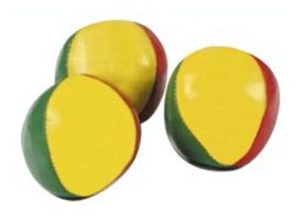 Engelhart Jongleerballen - 3x stuks - gekleurd - 5 cm - jongleren - spel - ballengooien