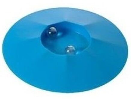 Engelhart Knikkerpot van kunststof - 17 cm - blauw - met knikkers - voor binnen en buiten