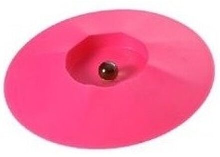 Engelhart Knikkerpot van kunststof - 17 cm - roze - met knikkers - voor binnen en buiten