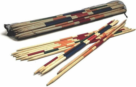 Engelhart Mikado XXL - hout - 80 cm - jumbo set - extra groot Bruin