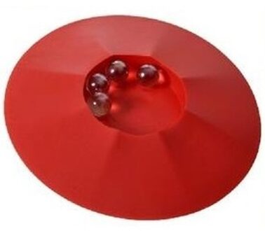 Engelhart Speelgoed knikkerpotjes rood 17 cm - Knikkerpotten