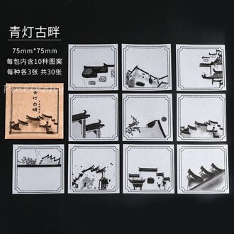 Engels Brief papier Memo Pad Sticky Notes Transparante Bos Planten Notepad School Office Supply Papelaria Briefpapier 3