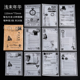 Engels Brief papier Memo Pad Sticky Notes Transparante Bos Planten Notepad School Office Supply Papelaria Briefpapier 6