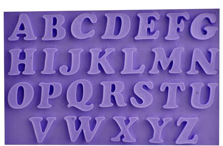 Engels Brief Siliconen Zeep Mallen Alfabet voor 3D Handgemaakte DIY Zeep molde de Jabon Zeep Maken Levert