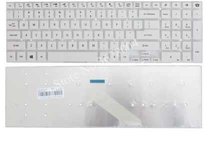 Engels Toetsenbord voor Packard bell easynote TV43HC TV43HR TV44HC TV44HR TV43CM TV44CM TSX62HR TV11CM TV11HC ONS Toetsenbord wit