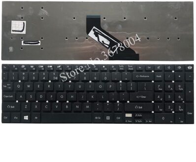 Engels Toetsenbord voor Packard bell easynote TV43HC TV43HR TV44HC TV44HR TV43CM TV44CM TSX62HR TV11CM TV11HC ONS Toetsenbord zwart