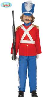 Engelse Soldaat Kind Kostuum Rood - Zalm, Zwart