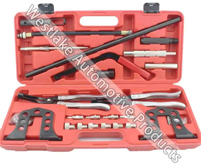 Engine Cylinder Head Service Tool Universal Valve Spring Compressor Repair Kit&valve plier auto tools kit