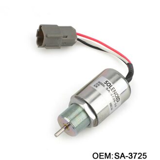 Engine Stop Solenoid 30A87-10044 30A87-20404 SA-3725 SA-3725-12 SA-3725-24 1751ES for Excavator 24V