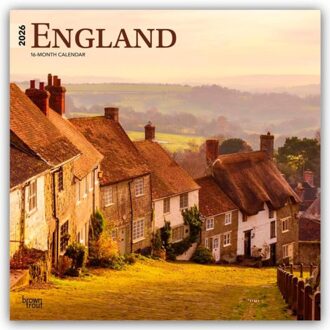 England 2026 - 16-Monatskalender - Browntrout Wandkalender - Browntrout Publishers