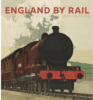England By Rail 2025 Wall Calendar - Pomegranate
