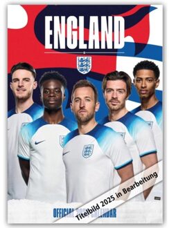 England Men's Football A3 Calendar 2025 - A3-Posterkalender (Browntrout) - Danilo
