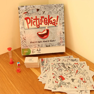 English family party Pictureka board game cards 2-7 Players Family/Party nteresting Cards Game Entertainment