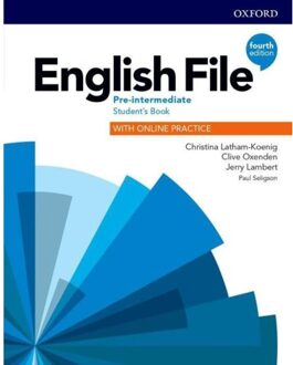 English File - Pre-Int (fourth edition) Student's book + onl