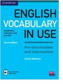 English Vocabulary in Use Pre-intermediate and Intermediate book + answers + enhanced ebook