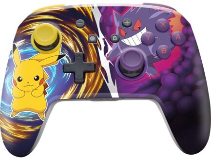 Enhanced Wireless Controller for Nintendo Switch - Pikachu vs. Gengar Gamepad
