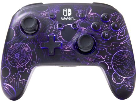 Enhanced Wireless Controller for Nintendo Switch with Lumectra - Galactic Vortex Gamepad